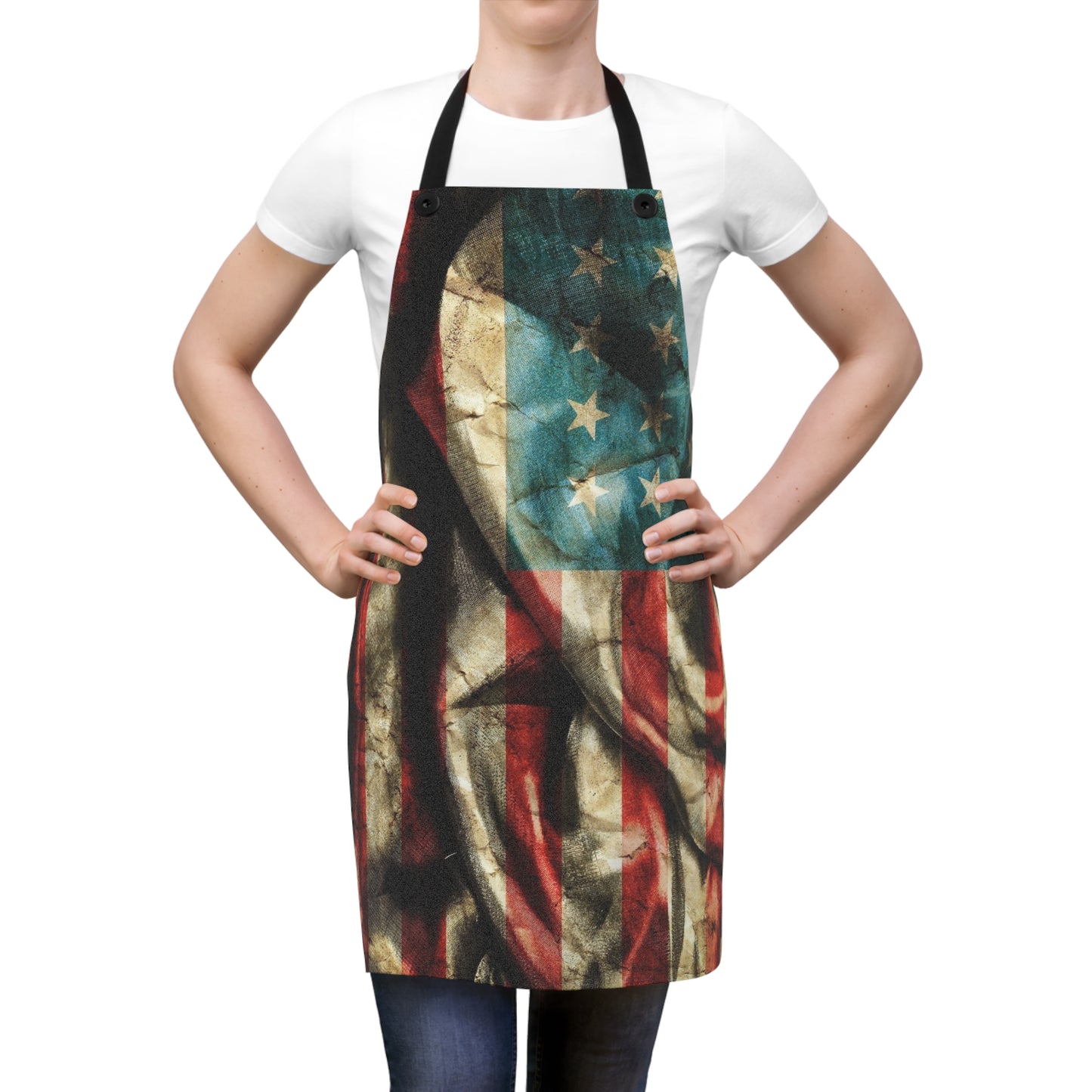 Patriotic USA Flag Apron