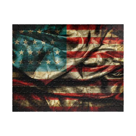 Patriotic American Flag Puzzle