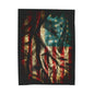 American Flag Velveteen Plush Blanket